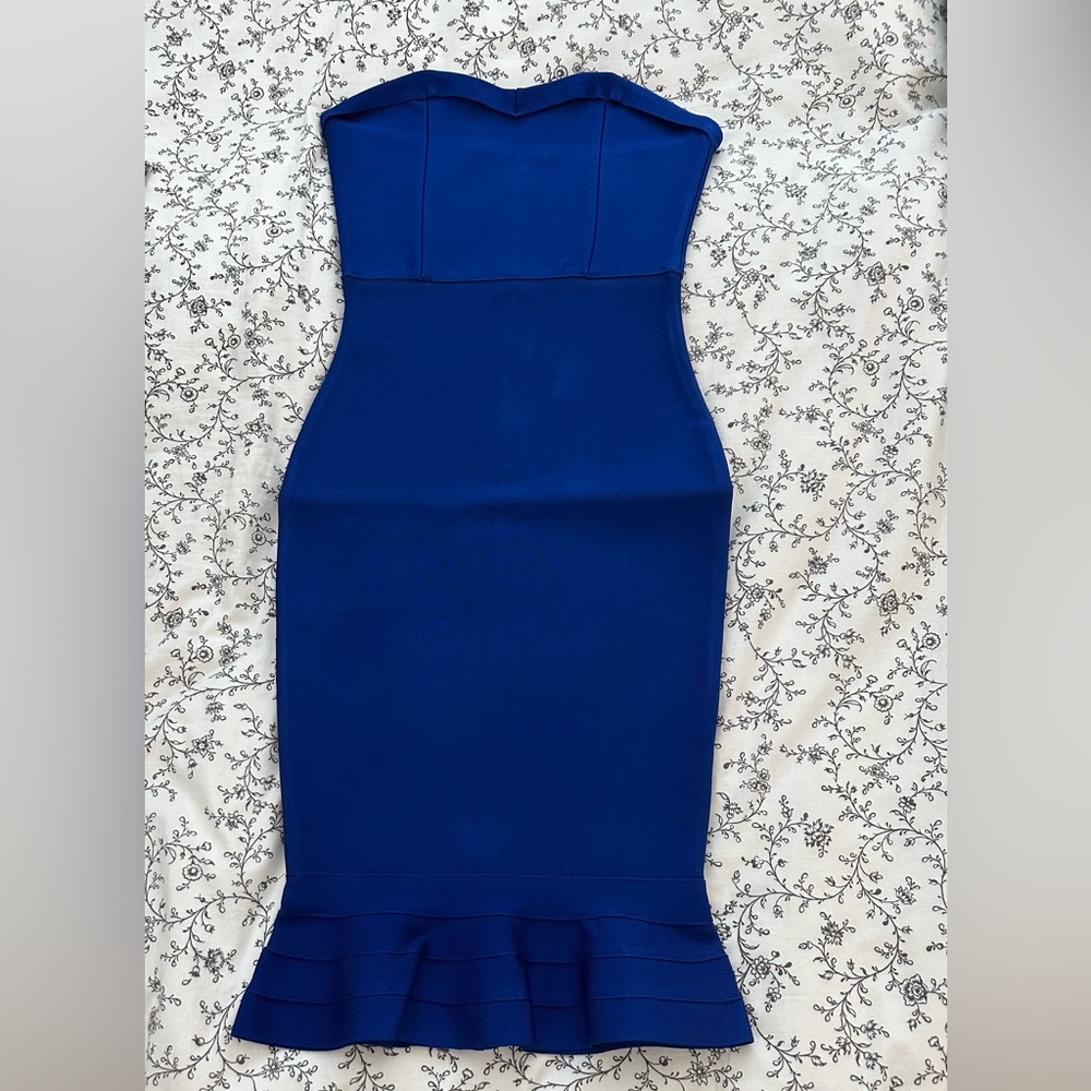 Elegant Blue Women's Dress